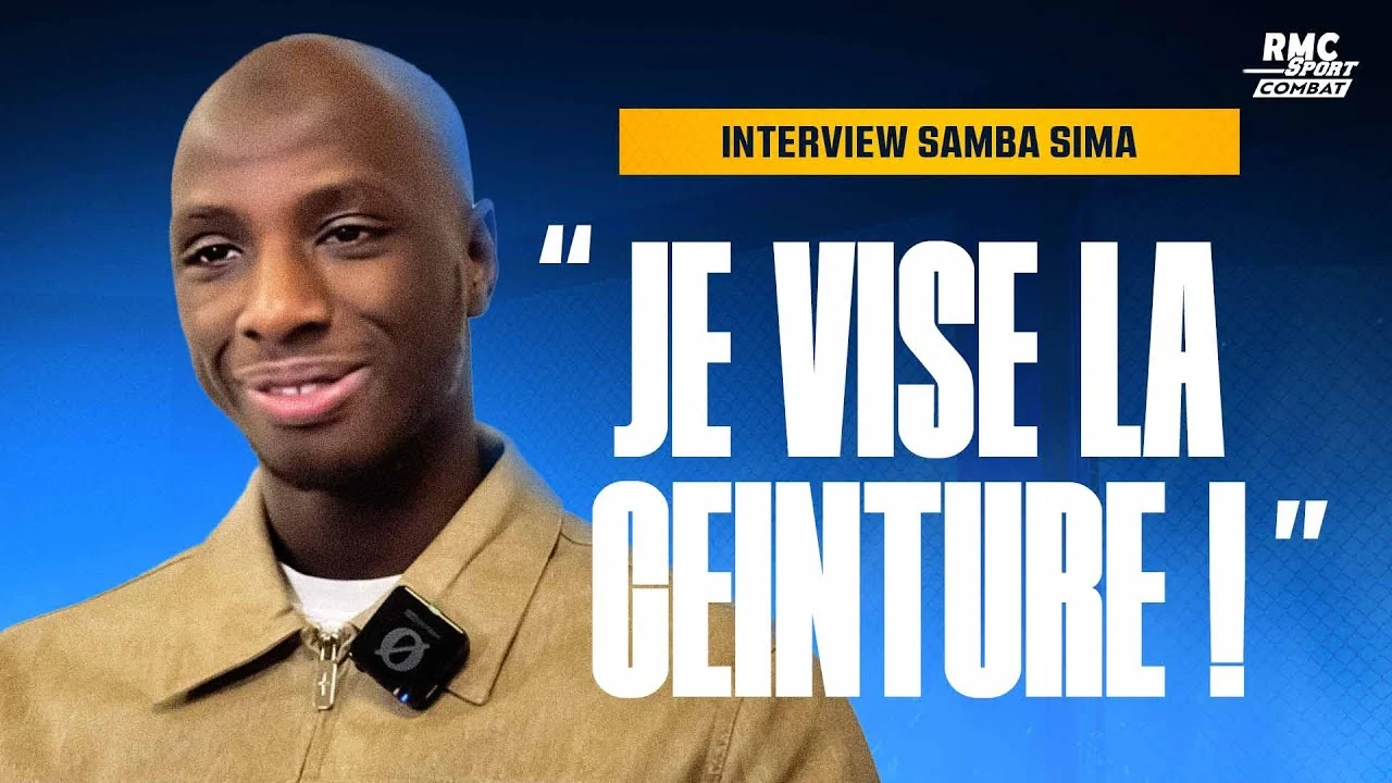 RMC SPORT — Gentil dans la vie, méchant dans la cage : Samba Sima vise la ceinture Hexagone MMA